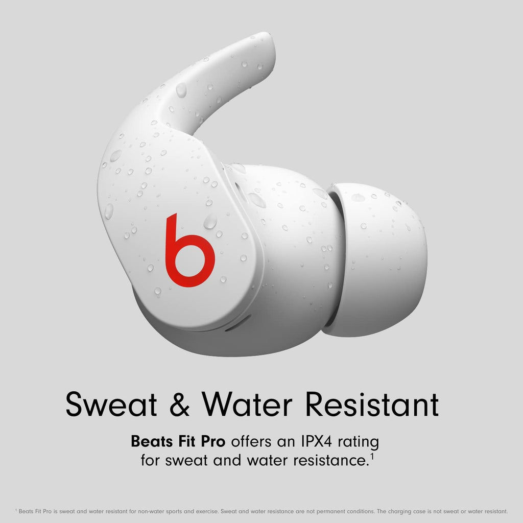Beats Fit Pro True Wireless Noise Cancelling In-Ear Earbuds - White - MK2G3LL/A