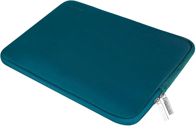 MOSISO Laptop Case 12.3 inch, 11.6-12.3 inch Laptop Sleeve Bag Compatible with MacBook Air 11.6, Acer HP Dell Lenovo Samsung ASUS, Surface Pro, Neoprene Computer Sleeve Bag with Small Case, Deep Teal