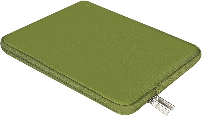 MOSISO Laptop Case 13.3 inch, 13-13.3 inch Laptop Sleeve Bag Compatible with MacBook Air/Pro 13 / Pro 14, HP Dell ASUS Lenovo Notebook, Neoprene Computer Sleeve Bag with Small Case, Chartreuse