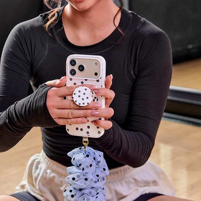 PopSockets iPhone 14 Pro Max Phone Case w/MagSafe- Spotlight Dots | Magnetic, Wireless Charging, Camera & Drop Protection, Phone, Women, Electronic Accessories, For iPad/Kindle/iPhone/Android