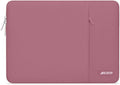 MOSISO Laptop Case 15 inch, 15 inch Laptop Sleeve Compatible with MacBook Air 15 M4 A3241 M3 A3114 M2 A2941 2025 2024 2023,Dell XPS 15,Polyester Vertical Computer Sleeve Bag with Pocket, Dusty Rose