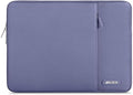 MOSISO Laptop Case 15 inch, 15 inch Laptop Sleeve Compatible with MacBook Air 15 M4 A3241 M3 A3114 M2 A2941 2025 2024 2023,Dell XPS 15,Polyester Vertical Computer Sleeve Bag with Pocket, Lavender Gray