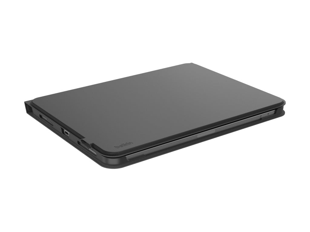 Belkin Connect Pro - Keyboard and folio case (protective case) - with magnetic stand - with trackpad - backlit - wireless - Bluetooth BBZ001TT-V1