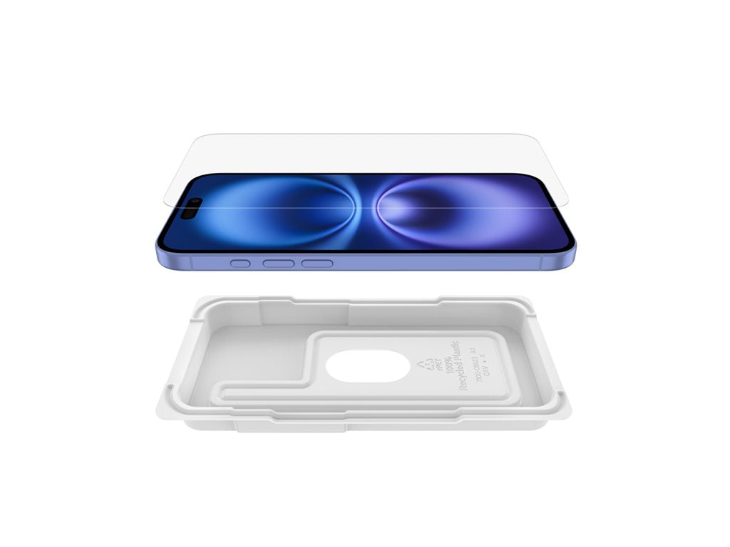 Belkin ScreenForce UltraGlass 2 - Screen protector for cellular phone - 9H, treated - glass OVA132ZZ